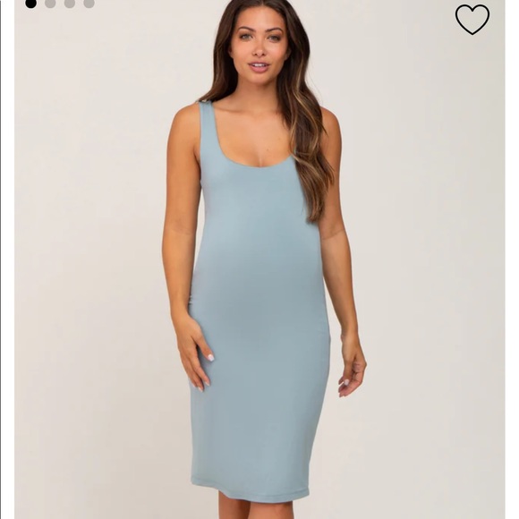 Maternity Dress - Pinkblush - new with tags - colour: blue size small - Picture 1 of 4
